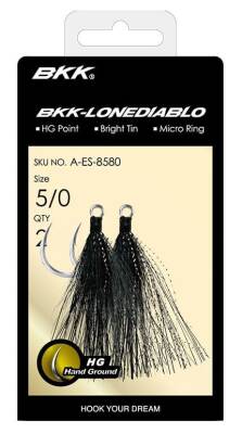 BKK Lone Diablo BT- Black Bucktail Olta İğnesi - 1