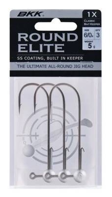 BKK Round Elite-Classic Bait Keeper Jighead - 1