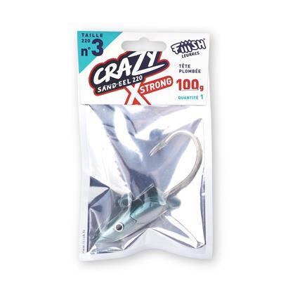 Crazy Sandeel CSE220x Strong CSE540 100gr Blue Nacre Jighead - 1