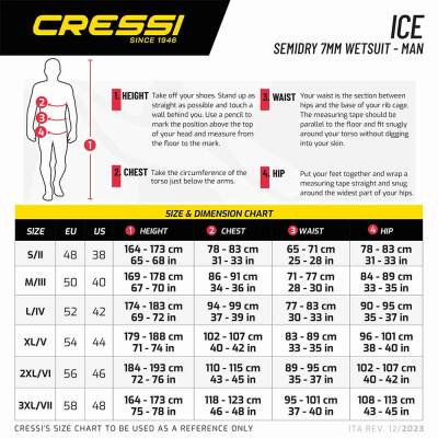 Cressi Ice Man Semi-Dry Dalış Elbisesi - 10