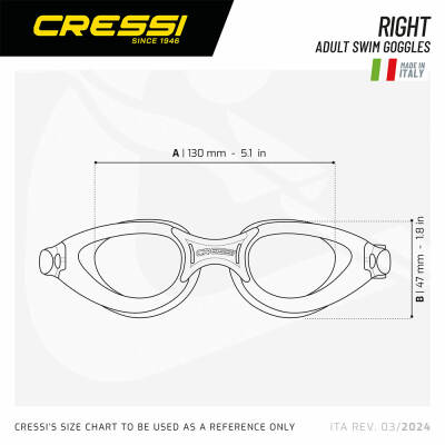 Cressi Right Deniz Gözlüğü - 125