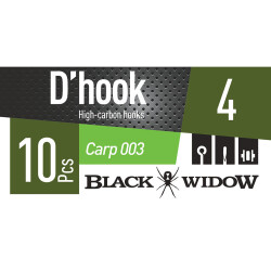 Daiwa Black Widow Carp 003 İğne (10 Adet) - 2