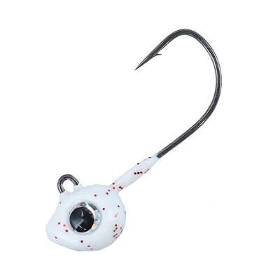 DAIWA GEKKABIJIN SW LIGHT JIG HEAD SS GLOW #8 - 1