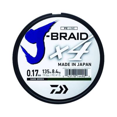 Daiwa JBraid 4B Koyu Yeşil 270m İp Misina - 1