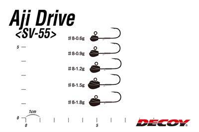 Decoy SV-55 Aji Drive Jighead - 3