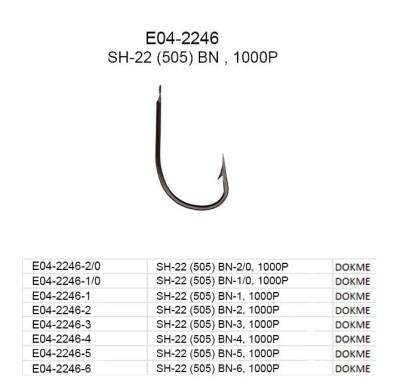 ECOTACKLE E04-2246 SH-22 (505) BN , 1000P - 1