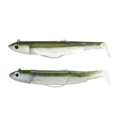 Fiiish BM70/1 BM3035 Double Combo Off Shore 6gr Khaki-Ghost Minnow Silikon Yem - 1