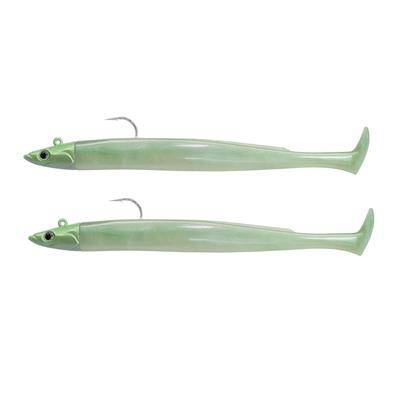 Fiiish Crazy Paddle Tail CPT120 CPT6001 x2 Combo 15gr Pearl Green Silikon Yem - 1