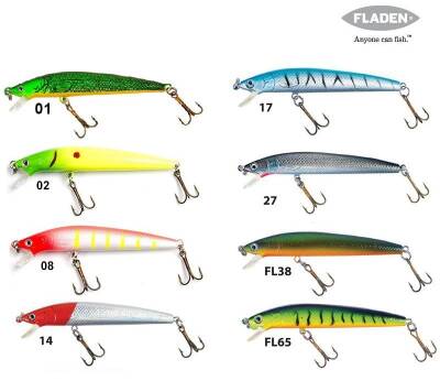 Fladen Eco Minnow Maket Balık 9 cm - 2