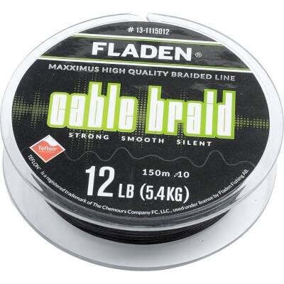 Fladen Maxximus Cable Braid 150M Siyah İp Misina - 1