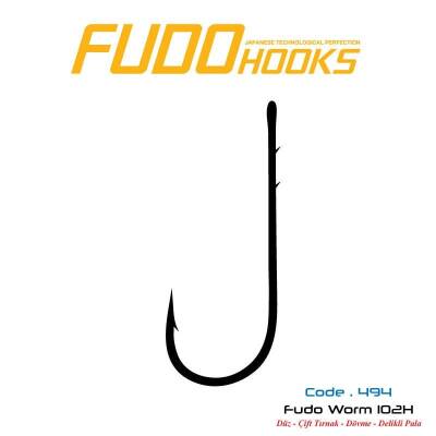 Fudo 4941 Worm 102H Black Nikel İğne - 2