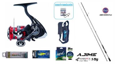 Fujin Ajime 228cm 1-11 gr & Daiwa Ninja 23 LT 1000 LRF Seti - 1