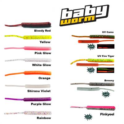 Fujin Baby Worm 5,2cm Floating LRF Silikonu - 1