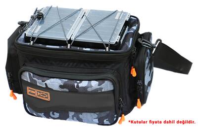 Fujin Black Camo Helper Bag - Balıkçı Çantası - 2