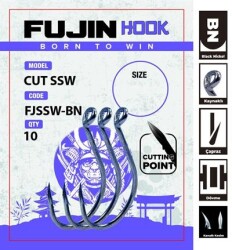 Fujin Cut SSW Delikli Kaynaklı Çapraz Octopus Kancası - 1