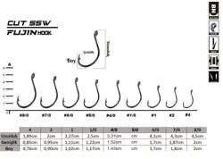 Fujin Cut SSW Delikli Kaynaklı Çapraz Octopus Kancası - 2