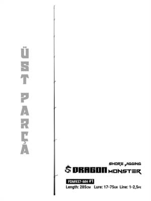 Fujin Dragon Monster 285cm 17-75gr Üst Parça - 1