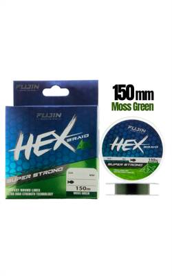 Fujin Hex Braid 4x 150mt Moss Green PE İp Misina - 1