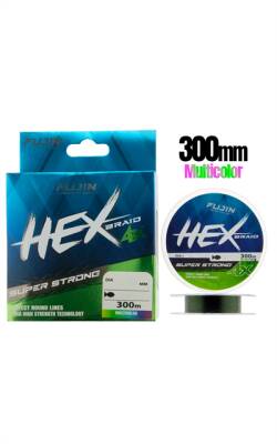 Fujin Hex Braid 4x 300mt Multicolor PE İp Misina - 1