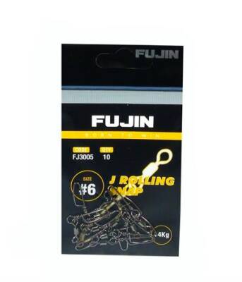 Fujin J Rolling Snap Bilyalı Kilitli Klips Black Nickel - 1