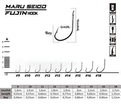 Fujin Maru Seigo Deliksiz Çapraz Olta Kancası - 2