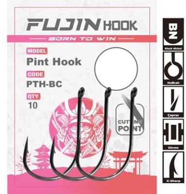 Fujin Pint Hook Çapraz Delikli Olta Kancası - 1