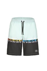 Fujin Pro Angler Board Short Mayo Anthracite Turquoise - 3