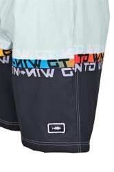 Fujin Pro Angler Board Short Mayo Anthracite Turquoise - 6