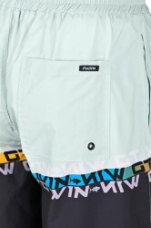 Fujin Pro Angler Board Short Mayo Anthracite Turquoise - 7