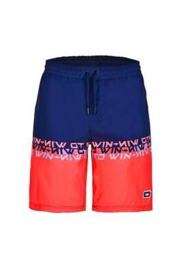 Fujin Pro Angler Board Short Mayo Scarlet Dark Navy - 2