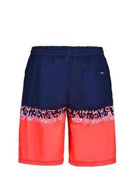 Fujin Pro Angler Board Short Mayo Scarlet Dark Navy - 4