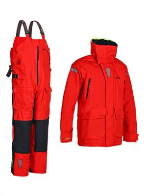 Fujin Pro Angler Off Shore Suit Red Navy - 3