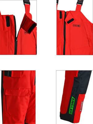 Fujin Pro Angler Off Shore Suit Red Navy - 8