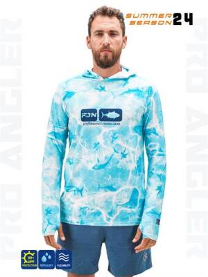 Fujin Pro Angler S24 Hooded Water Camo - 1