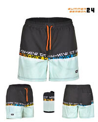 Fujin Pro Angler Short Mayo Anthracite Turquoise - 1