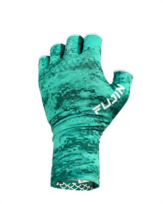 Fujin Pro Angler Summer Gloves Green - 4