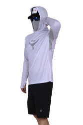 Fujin Pro Angler T-Shirt Dark White - 1