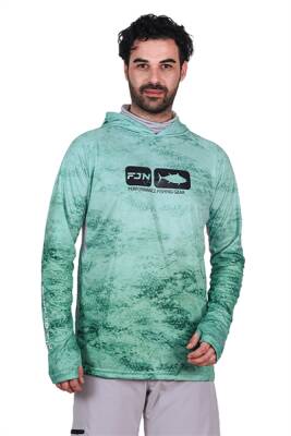 Fujin Pro Angler T-Shirt Green Wave - 4