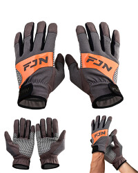 Fujin Pro Angler Trolling Gloves Grey - 1