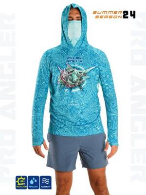 Fujin Rolla S24 Buff&Hoodie Swordfish Mint - 2