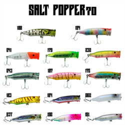 Fujin Salt Popper 70mm 9.5gr Su Üstü Maket Balık - 1