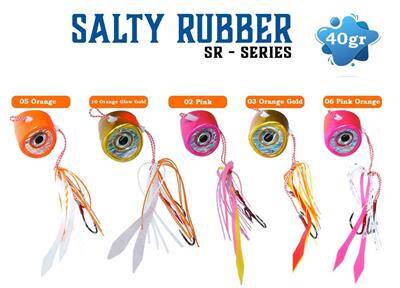 Fujin Salty Rubber 40gr SR Serisi Tai Rubber Set - 1