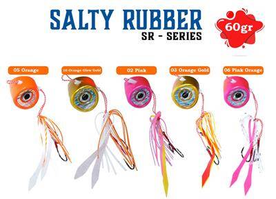 Fujin Salty Rubber 60gr SR Serisi Tai Rubber Set - 1