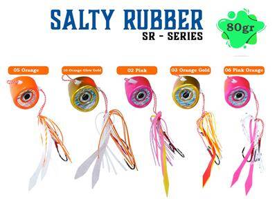 Fujin Salty Rubber 80gr SR Serisi Tai Rubber Set - 1