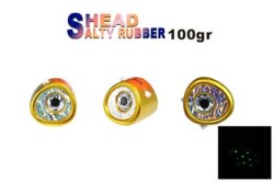 Fujin Salty Rubber Head 100gr Kafa 10 Orange Glow Gold - 1