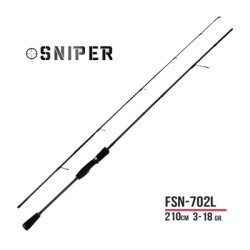 Fujin Sniper 210cm 3-18gr Light Spin Kamış FSN-702L - 1