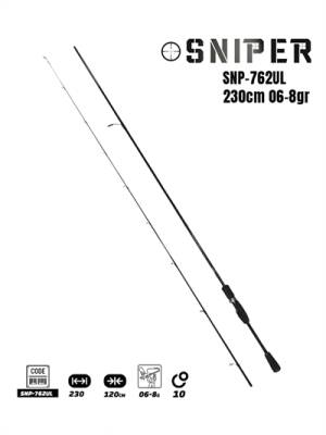 Fujin Sniper 230cm 06-8gr Ultra Light LRF Kamışı FSN-762UL - 1