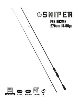 Fujin Sniper 270cm 15-55gr Spin Kamış FSN-902MH - 1