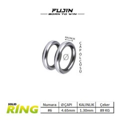 Fujin Solid Ring Halka 6 No - 1