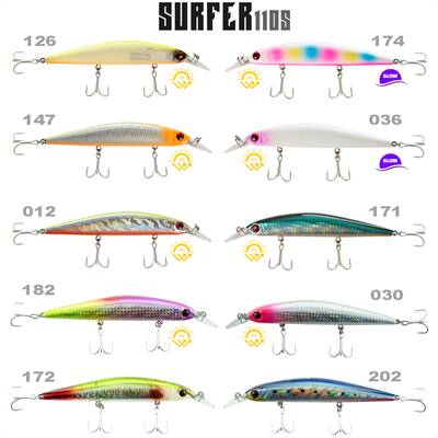 Fujin Surfer 110s 20gr 11cm Maket Balık - 1